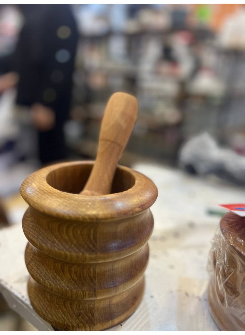 ملاط من خشب الزان الصلب. مادة مميزة للغاية. جودة فائقة. مادة متينة. سيدوم معك طويلًا. سيكون إضافة رائعة لمطبخك. فضلًا عن أنه أنيق وجميل للغاية. - Image 1